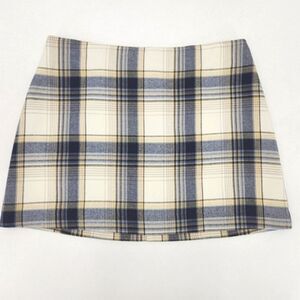 Francescas Collection Blue Rain Mini Skirt Size XL Light Academia Schoolgirl